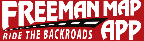 Freeman Map App: Ride the Backroads